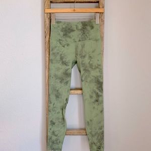Lululemon Align Pant 25" Diamond Dye Olive Green 4